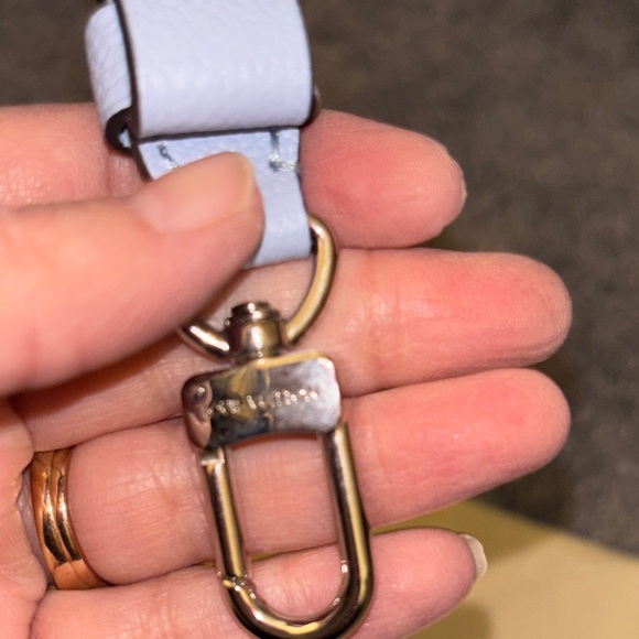 Louis Vuitton Sky Blue Leather Strap with Silver accents - Picture 4 of 6